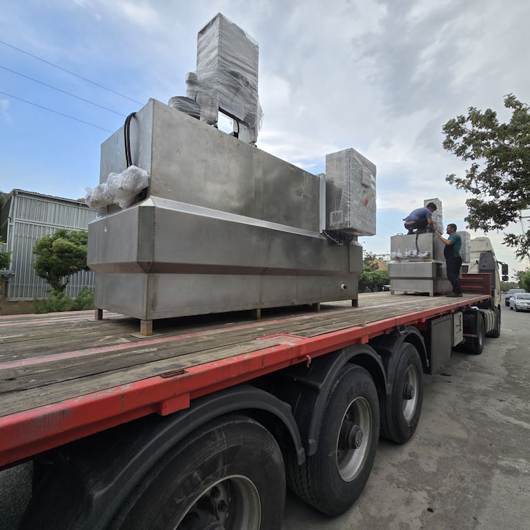 پکیج آماده سازی پلی آکریل آمید سه مرحله استنلس استیل شکم بیرون