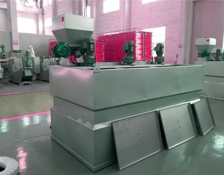 پکیج آماده سازی پلی آکریل آمید سه مرحله استنلس استیل شکم داخل