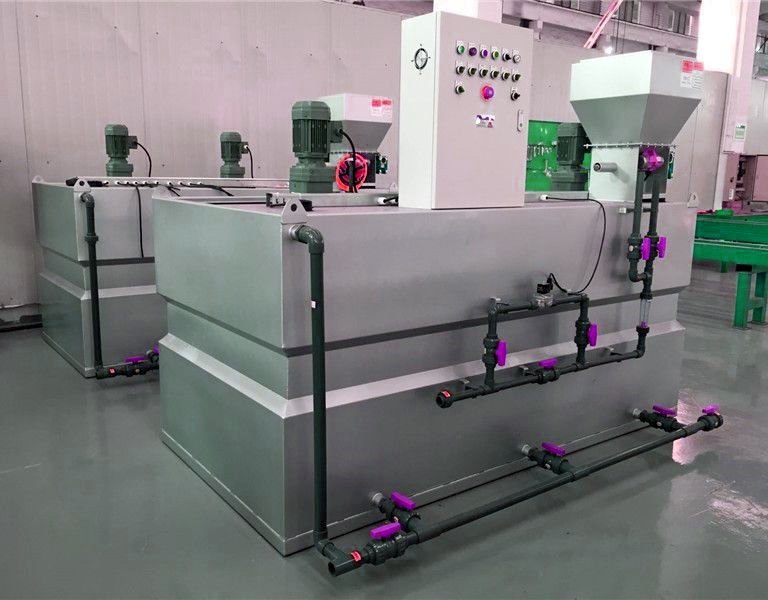 پکیج آماده سازی پلی آکریل آمید سه مرحله استنلس استیل شکم داخل